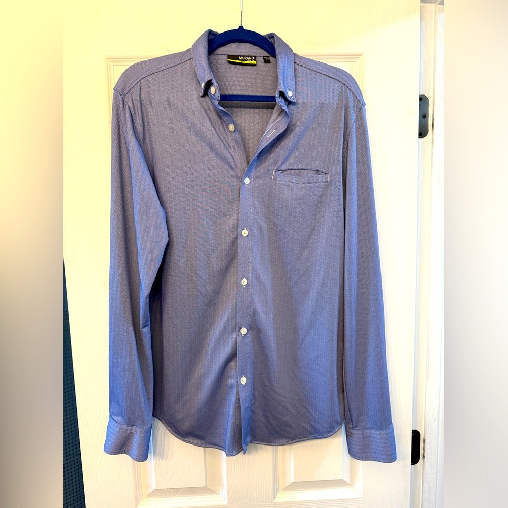 Murano Mens Slimfit casual button down